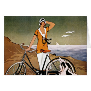 Cartão Bicicleta Anúncio, 1925