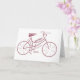 Cartão Bicicleta, Ciclo, Bicicleta, Palavras Motivacionai (Orchid)