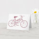 Cartão Bicicleta, Ciclo, Bicicleta, Palavras Motivacionai (Small Plant)