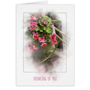 Cartão bicicleta com os alemães pensando em você