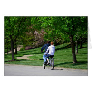 Cartão Bicicleta Construída Para Dois!