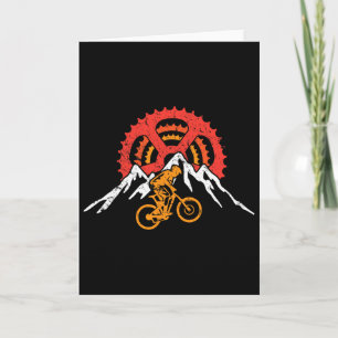 Cartão Bicicleta de Montanha Mtb Ciclismo