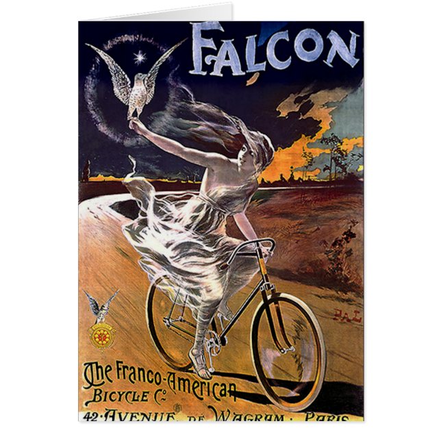 Cartão Bicicleta Falcon (Frente)