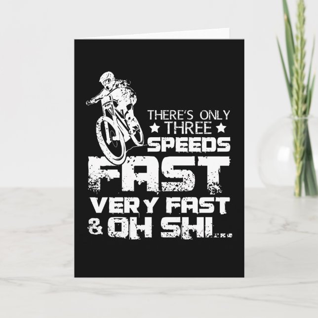 Cartão Bicicleta Fast Mountain (Frente)