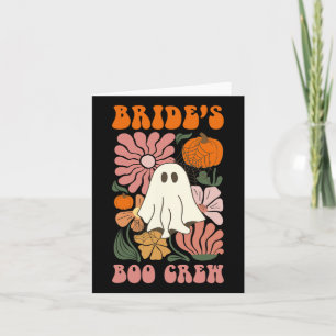 Cartão Bicicleta Floral Fantasma Halloween Bacheloret