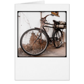 Cartão Bicicleta velha