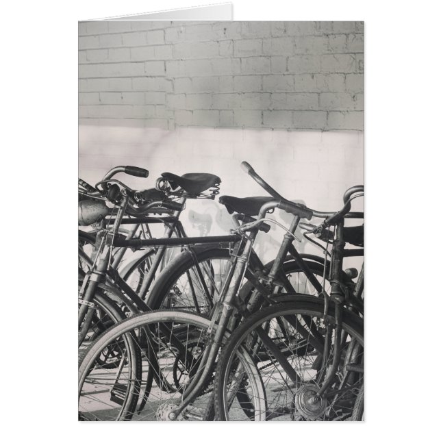 Cartão Bicicletas Antigas (Frente)