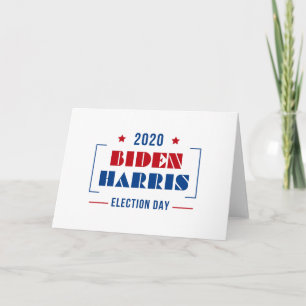 Cartão Biden Harris 2020