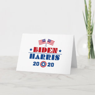 Cartão Biden Harris 2020