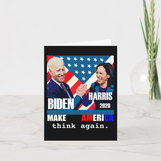 Cartão Biden Kamala Harris (Frente)