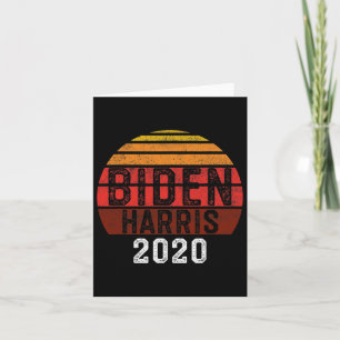 Cartão Biden Kamala Harris 2020 Votação Democrata