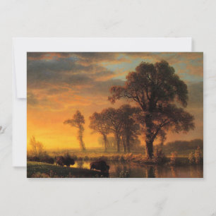 Cartão Bierstadt - Kansas Ocidental,
