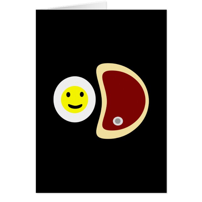 Cartão Bife e Ovos (Frente)