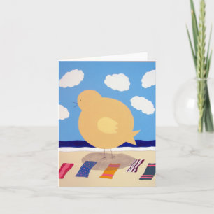 Cartão Big Beach Chick