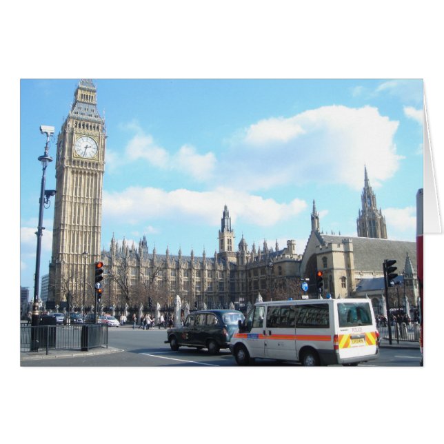 Cartão Big Ben (Frente Horizontal)