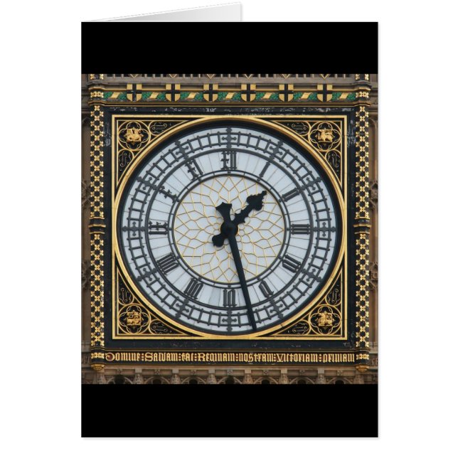 Cartão Big Ben, Londres, Inglaterra (Frente)