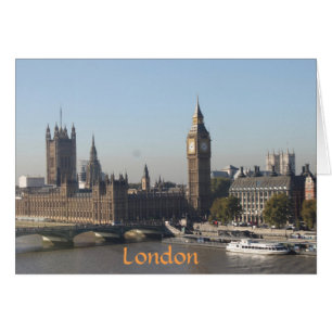 Cartão Big Ben, Londres Inglaterra
