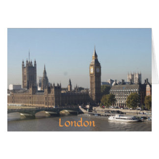 Cartão Big Ben, Londres Inglaterra