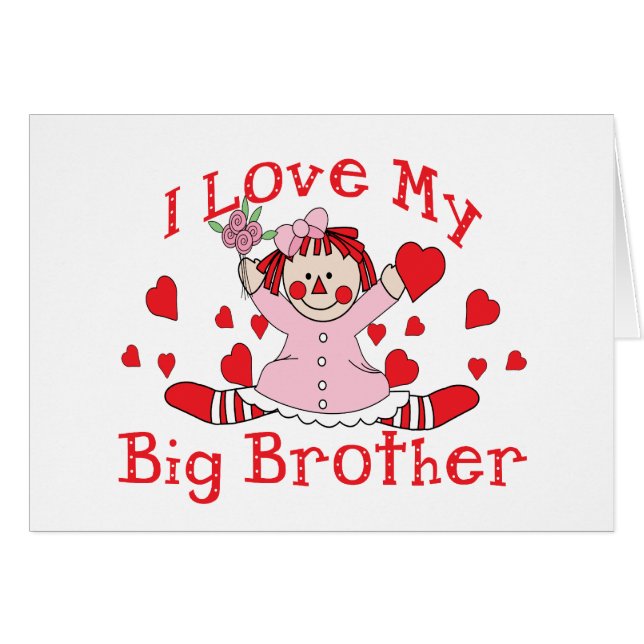 Cartão Big brother do amor (Frente Horizontal)