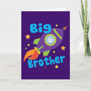 Cartão Big Brother Rocket Ship Sibling Sets