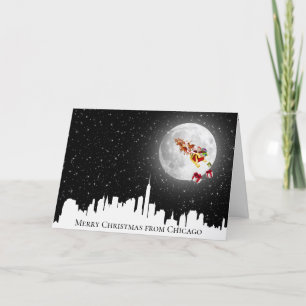 Cartão Big City Papai Noel na Lua