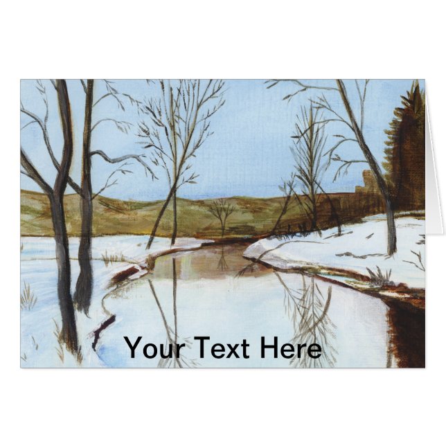 Cartão Big Horse Creek (Frente Horizontal)