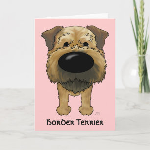 Cartão Big Nose Border Terrier