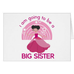 Cartão Big Sister Princesa