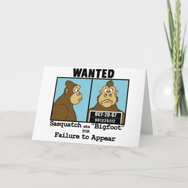 Cartão Bigfoot (Frente)