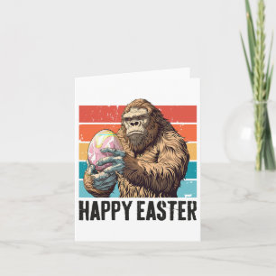 Cartão Bigfoot Easter Felz pascoa Day