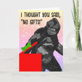 Cartão Bigfoot Holiday Card