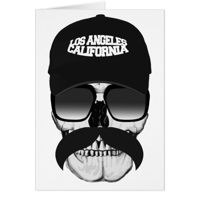 Cartão bigode na Califórnia (Frente)