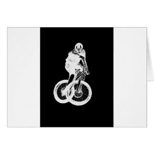 Cartão Biker das Montanhas MTB CICLISTA BMX