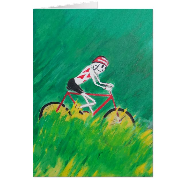 Cartão Biker Esqueletal (Frente)