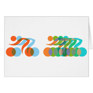 Cartão Bikers, ciclistas, freaks