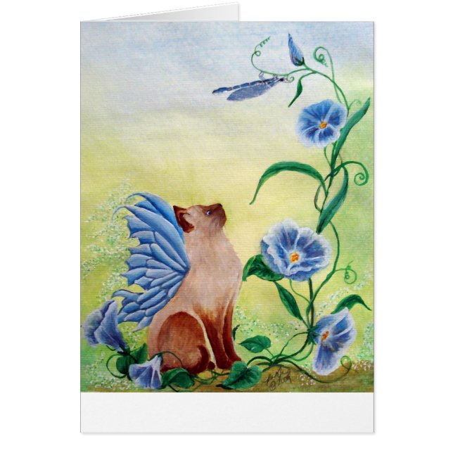 Cartão Bilbo e Damselfly (Frente)