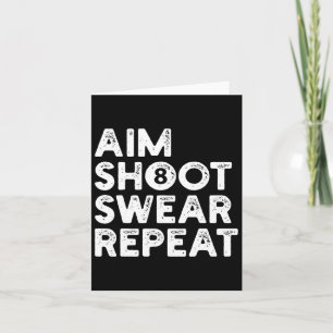 Cartão Billard Billiards - Piscina Snooker