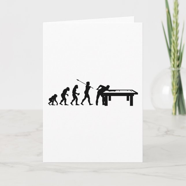 Cartão Billiard Player (Frente)