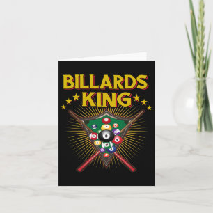 Cartão Billiard Snooker King Da Billiard 8 Piscina