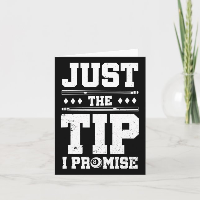 Cartão Billiards Piscina Snooker (Frente)