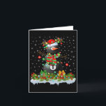 Cartão Billiards Xmas Iluminação Engraçado Snowman Billia<br><div class="desc">Billiards Xmas Lighting Engraçado Snowman Billiards Natal</div>