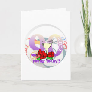 Cartão Bingo cards - 90th birthday