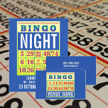 Cartão Bingo, Publicidade Noturna Bingo<br><div class="desc">Bingo Card,  Bingo Night Advertising Flyers Pelas Lojas De Cartão de visita.</div>