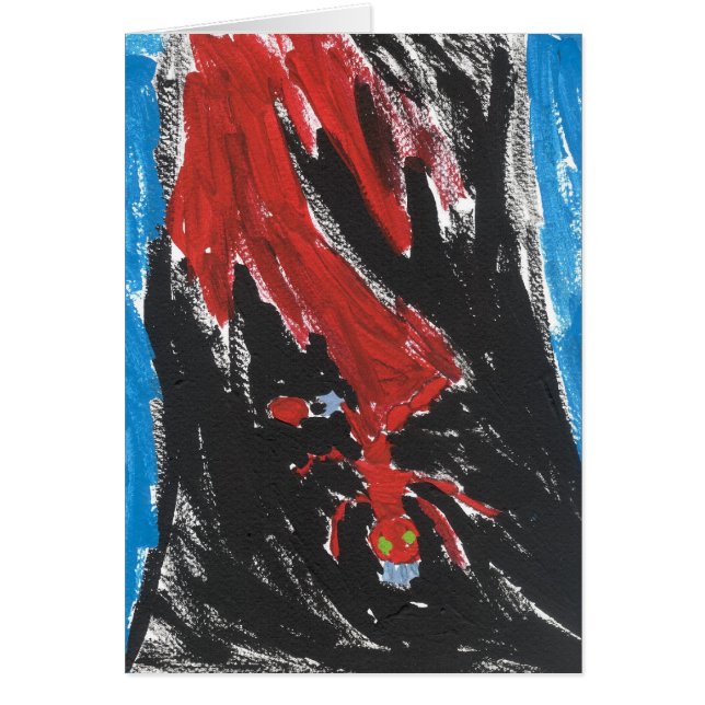 Cartão Bionic da aranha da lava (Frente)