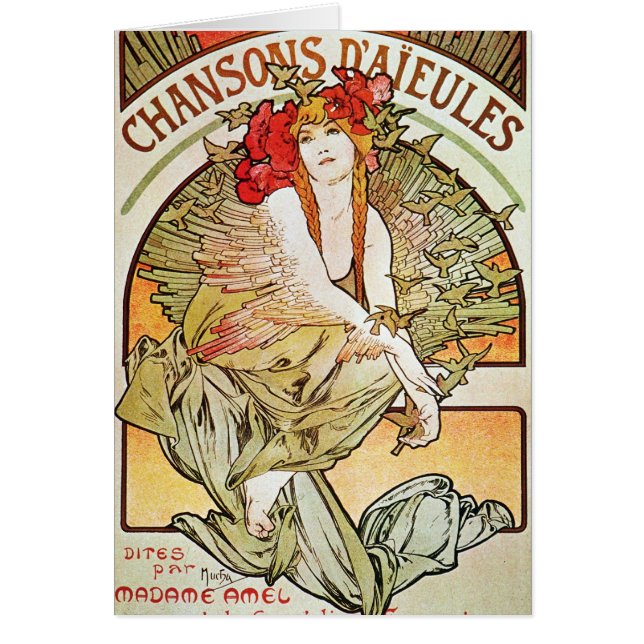 Cartão Bird Goddese (Frente)