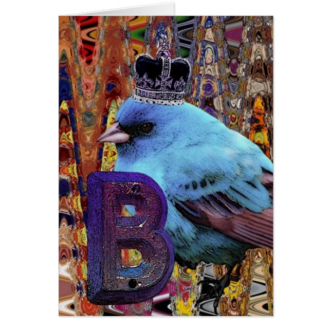 Cartão Bird Royalty (Frente)