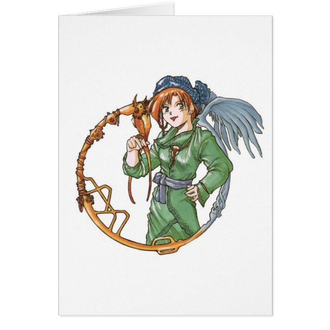 Cartão birdgirl (Frente)