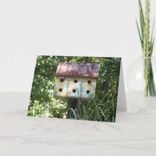 Cartão Birdhouse