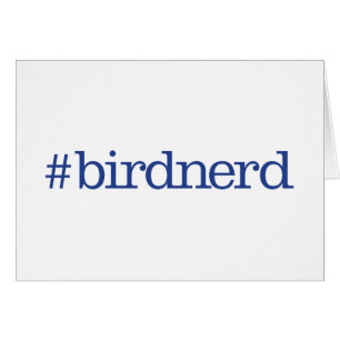Cartão #birdnerd