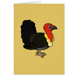 Cartão Birdorable Australian Brushturkey